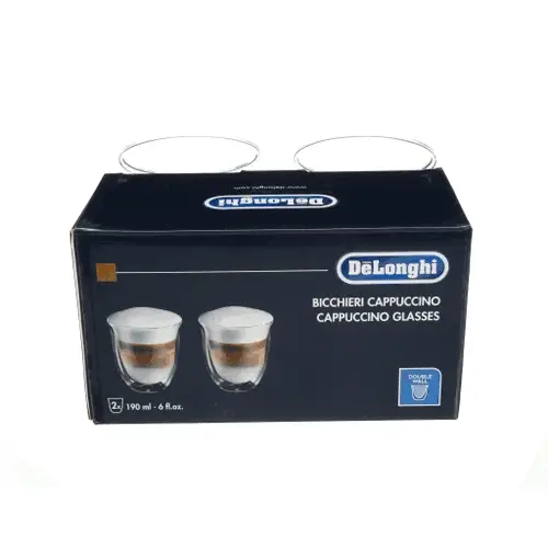 Delonghi Fully Automatic Espresso Machine Cappuccino Glasses - 5513284161 - Image 2