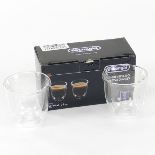 Delonghi EDG656TEX1 Fully Automatic Espresso Machine Espresso Glasses (60Ml 2X)